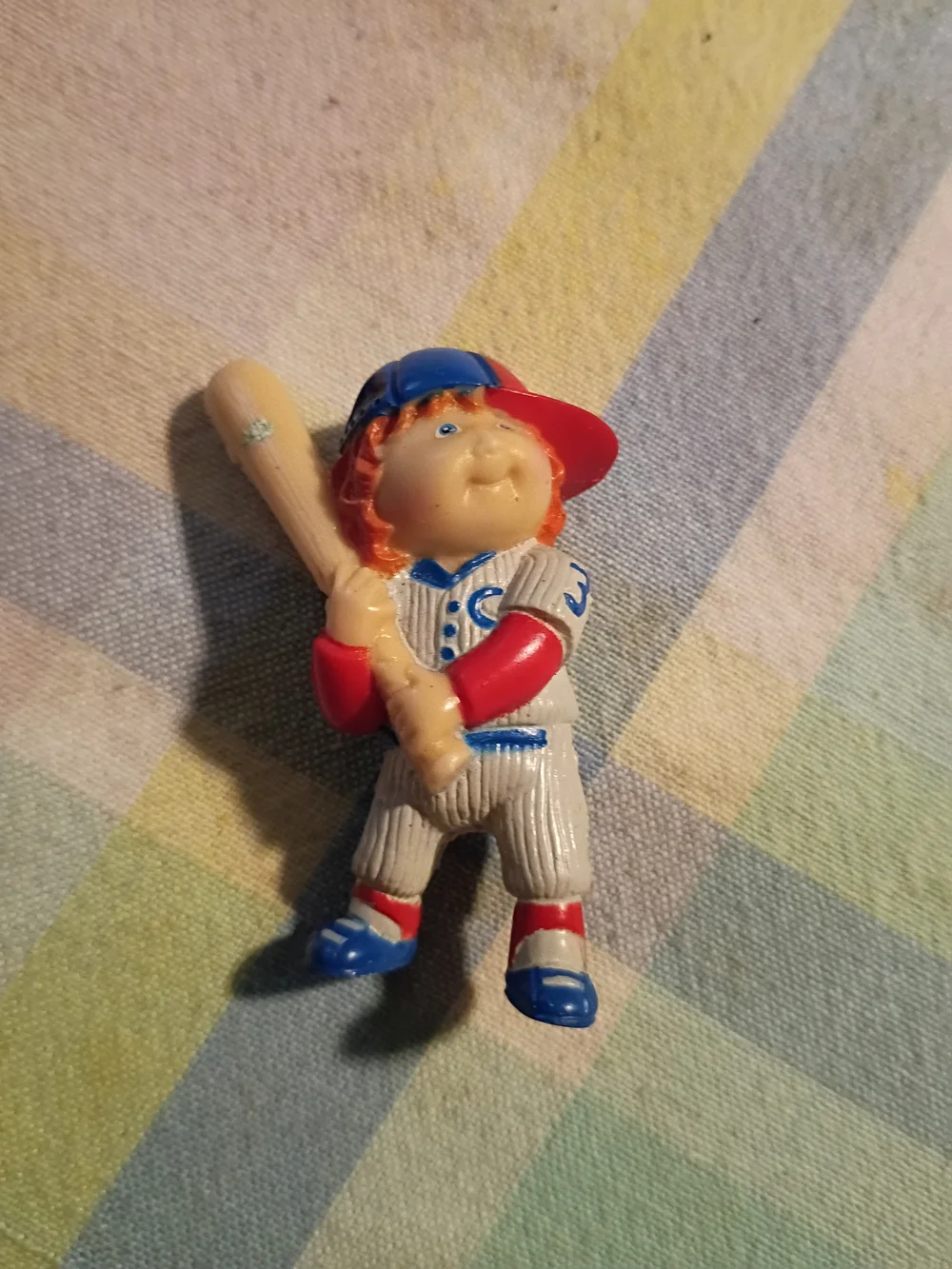 Vintage Cabbage Patch Baseball Player Figure